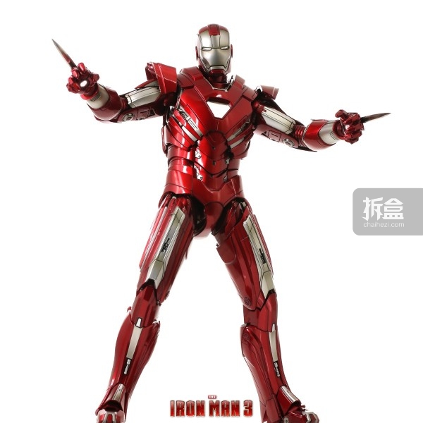 omg开箱hottoys16钢铁侠mk33银色百夫长