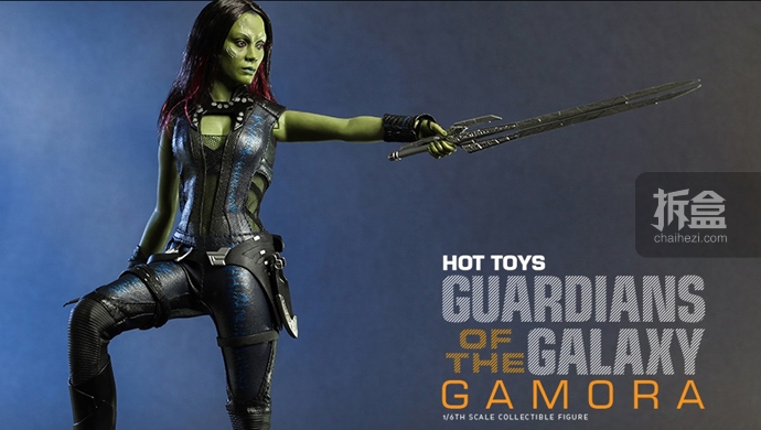 到货美图:hottoys 1/6 《银河护卫队》卡魔拉/gamora