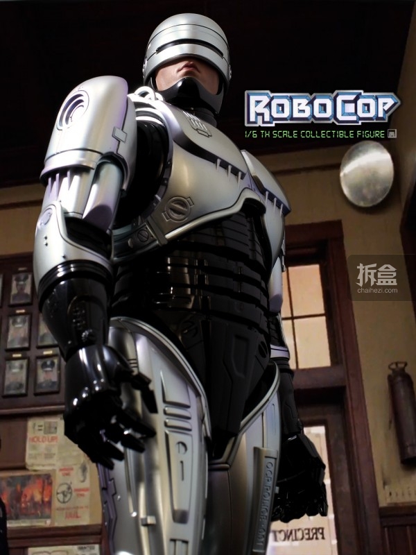 美图欣赏: hottoys 1/6 机械战警/robocop墨菲警官-合金发声版 机械椅