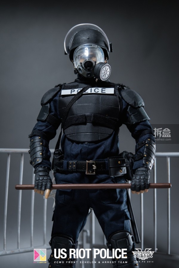 dickpo开箱zcwo美国警察系列防暴警察riotpolice