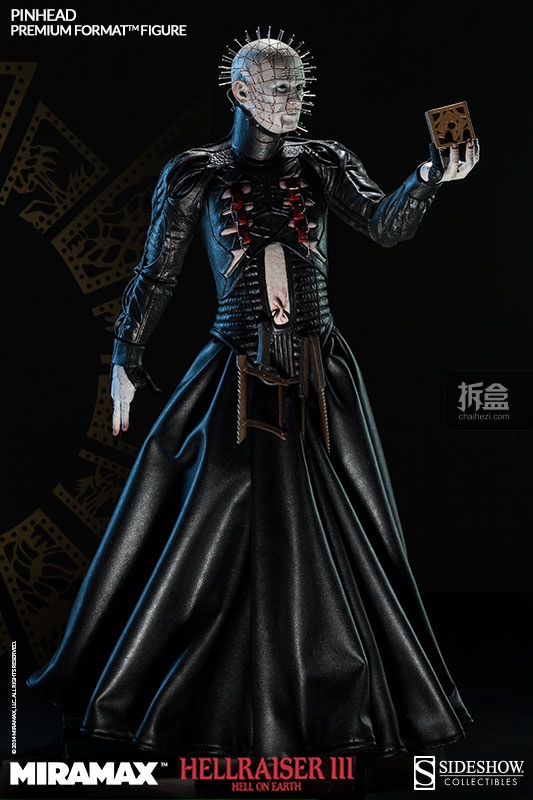 sideshow 21寸《猛鬼追魂3》钉子头pinhead pf全身像