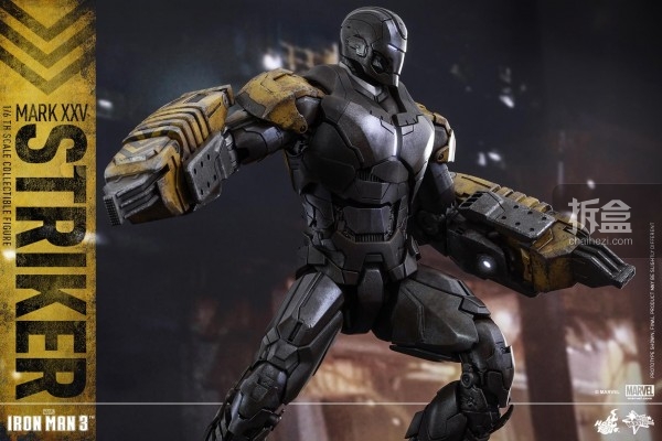 hottoys推出《钢铁侠3》1/6 mark25「突袭者(striker)