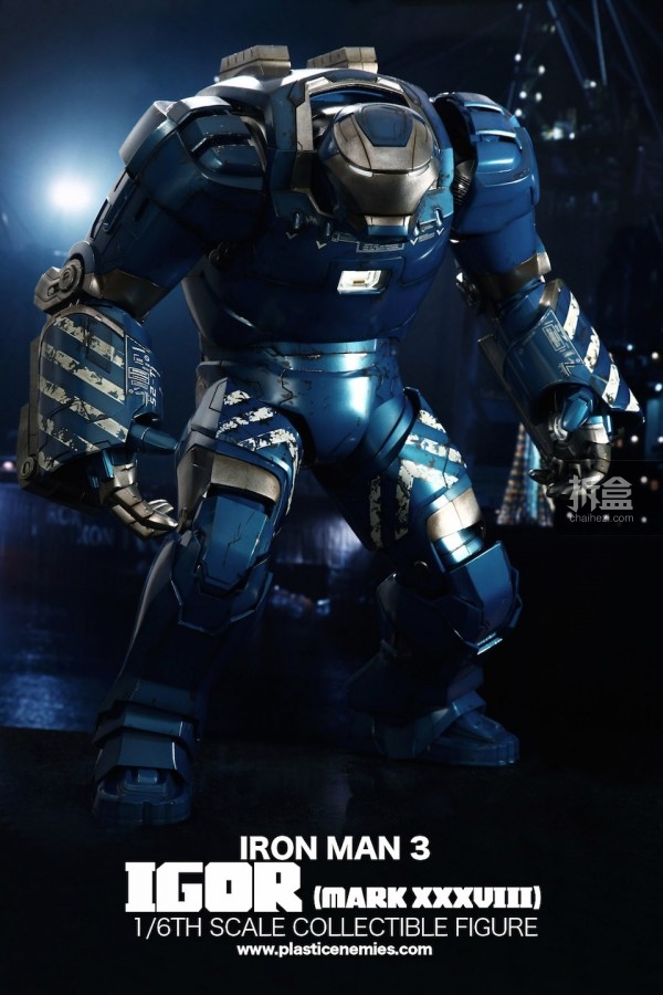 toys《钢铁侠3》mark38 伊果/ igor(plastic enemies实拍)