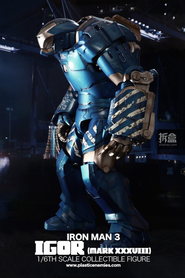 toys《钢铁侠3》mark38 伊果/ igor(plastic enemies实拍)