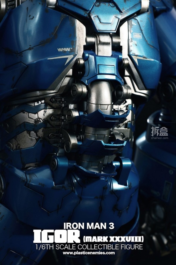 toys《钢铁侠3》mark38 伊果/ igor(plastic enemies实拍)