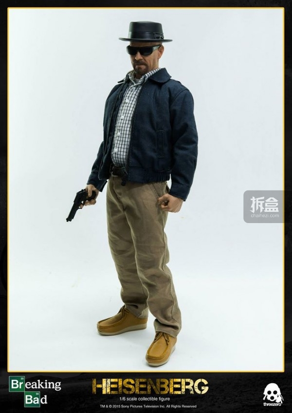 threezero《绝命毒师》walter white"海森伯格"12寸人偶即将发售