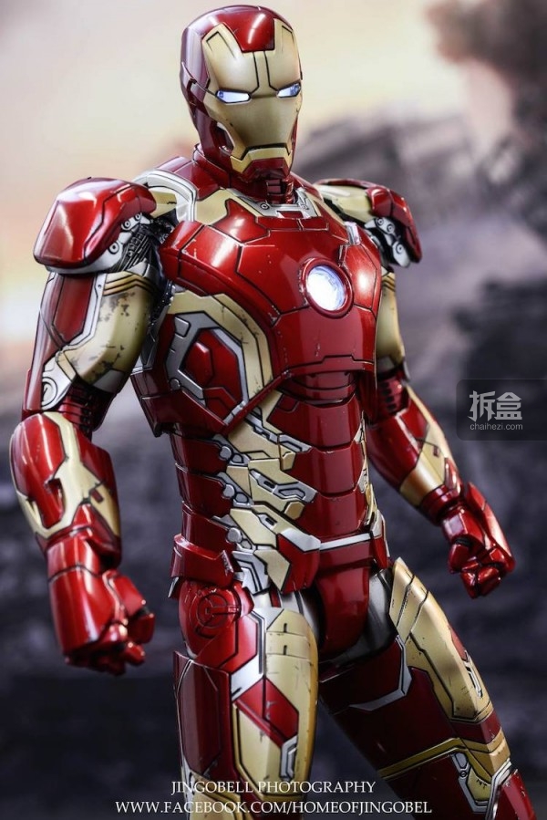 hottoys《复仇者联盟2》压铸合金 1/6 钢铁侠mk43/mark xliii(jingo