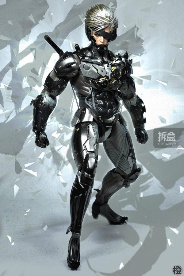 橙默是柑美图:hottoys《合金装备崛起:复仇》雷电/raiden 1/6人偶