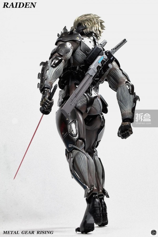 橙默是柑美图:hottoys《合金装备崛起:复仇》雷电/raiden 1/6人偶