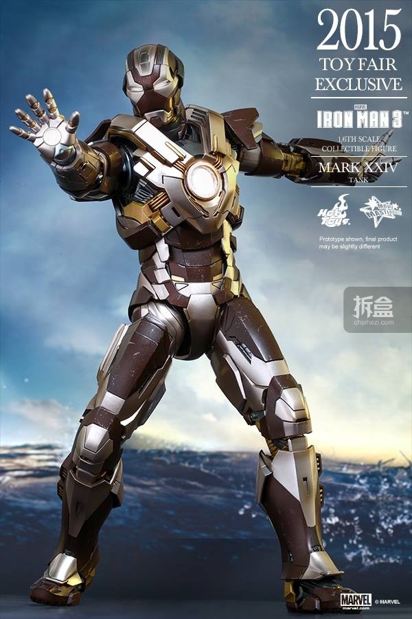 官图公布:hottoys【2015会场限定品】第一款:钢铁侠mark 24"tank"