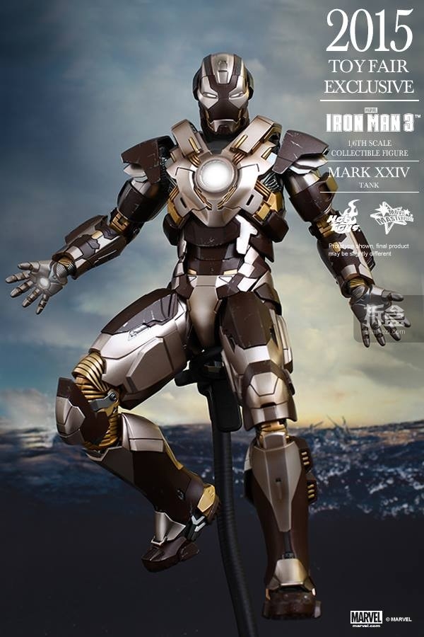 官图公布hottoys2015会场限定品第一款钢铁侠mark24tank