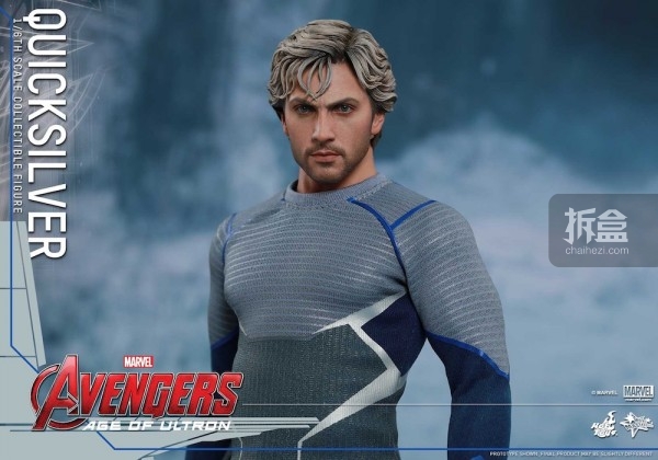 hottoys复仇者联盟2奥创纪元快银quicksilver16人偶