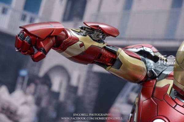 hottoys复仇者联盟214钢铁侠mark43jingobell实拍