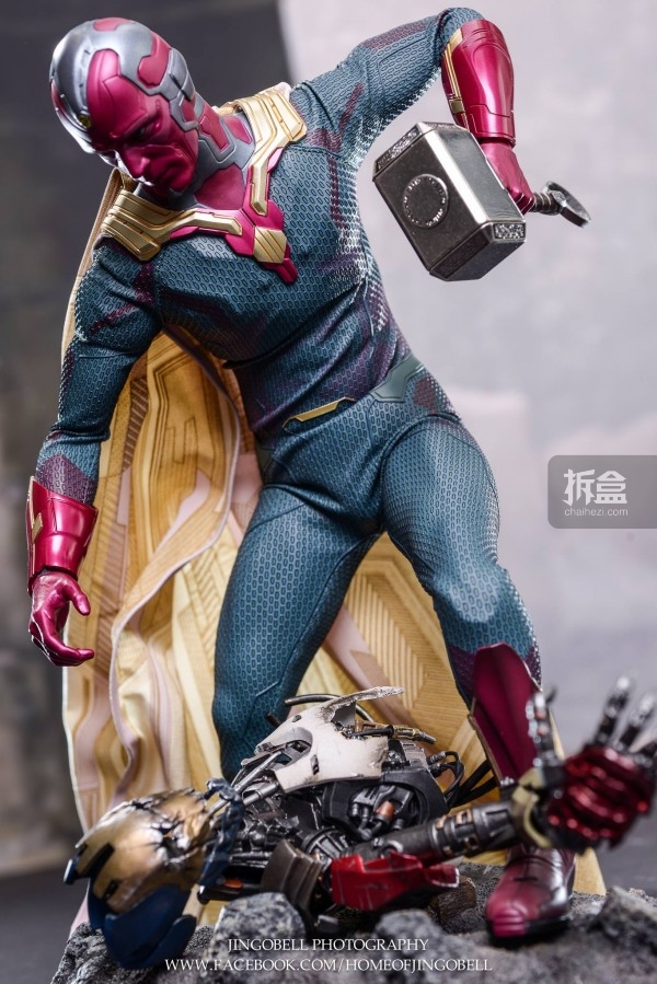 jingobell实拍:hottoys《复仇者联盟2:奥创纪元》幻视